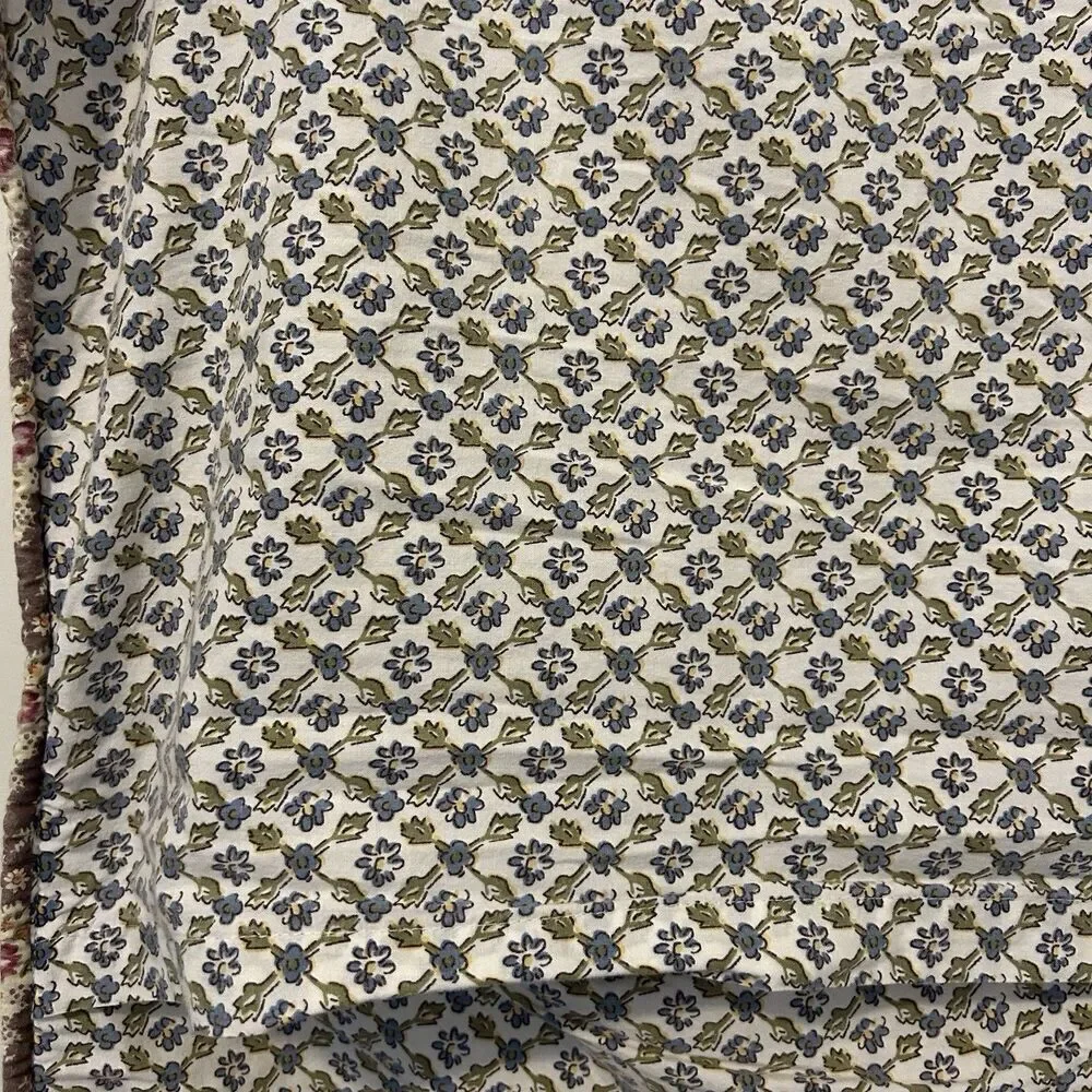 Pottery Barn Patchwork Quilted Standard Pillow Cover Sham 20x26 Boho Peasant